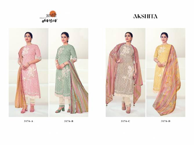 Akshita By Jay Vijay Pure Cotton Block Print Designer Salwar Suits Wholesale Price In Surat
